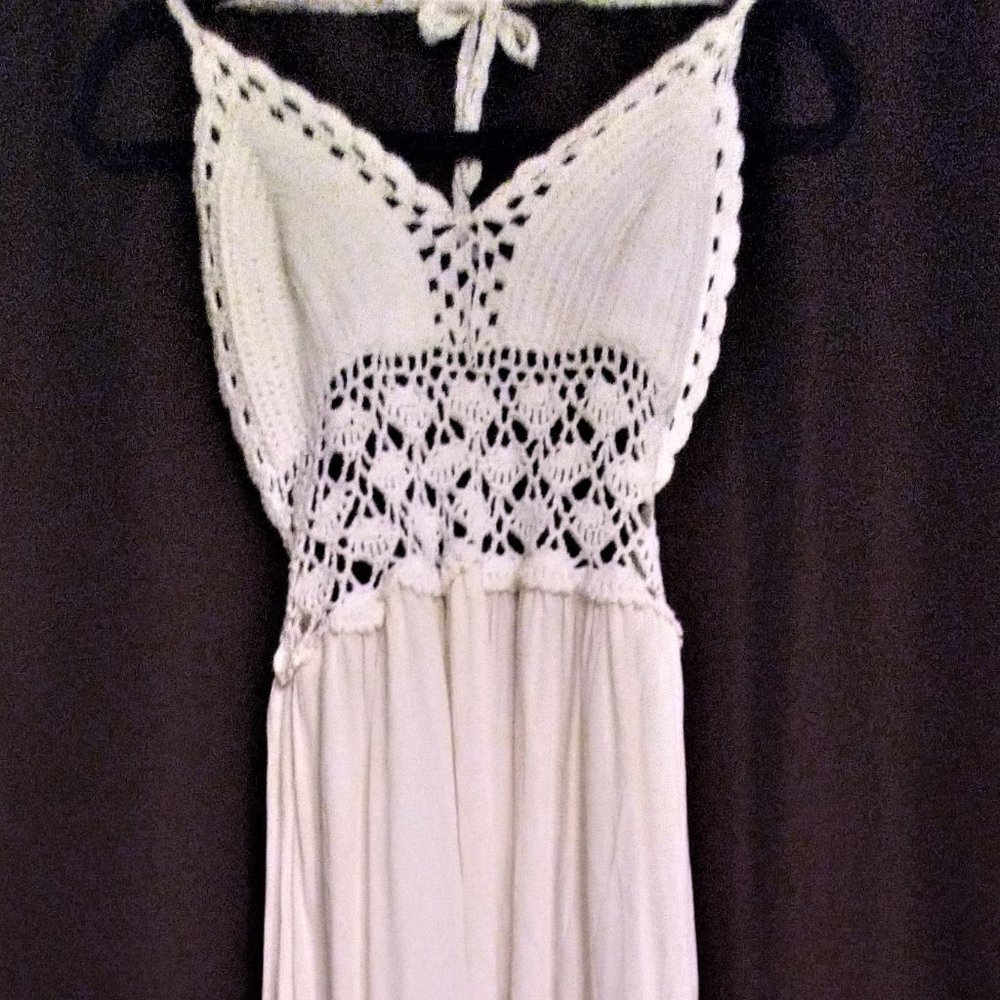 Woman's long summer dress